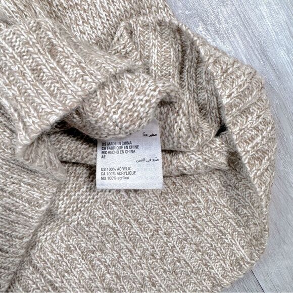 Karen Scott Women's NWT Beige Cream Cowl Neck Sweater XS - Picture 4 of 4